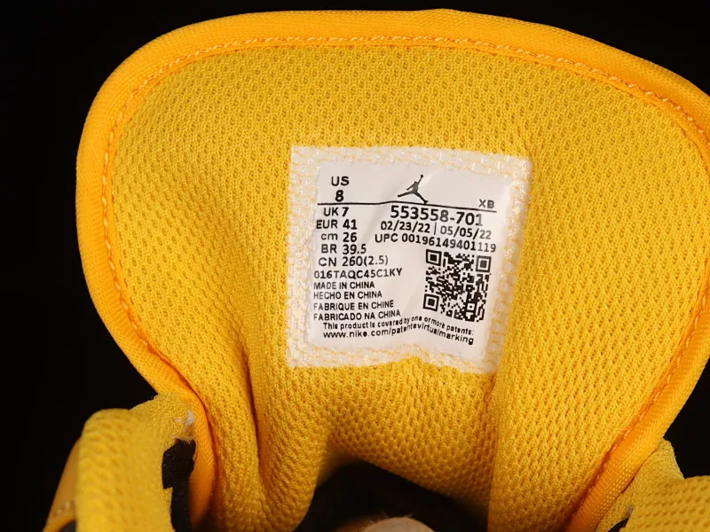 All categories Air Jordan Jordan series basketball shoes Air Jordan 1 Low Z version Air Jordan 1 Low "Taxi" AJ1 Joe 1 Taxi 553558-701